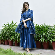 Noor Festival Handpainted Skirt Set