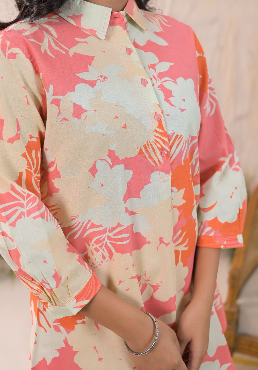 Printed Top & Trouser Co-Ords