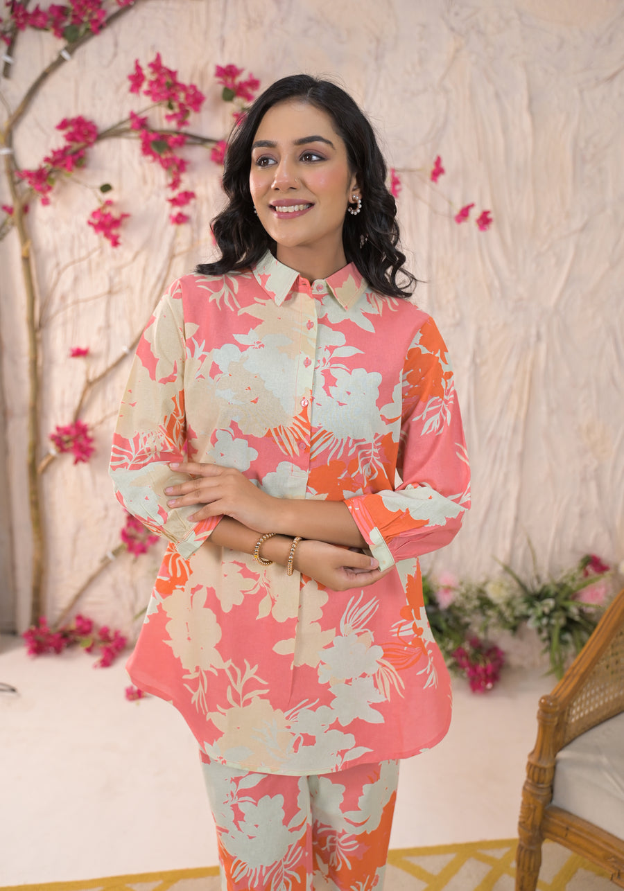 Printed Top & Trouser Co-Ords