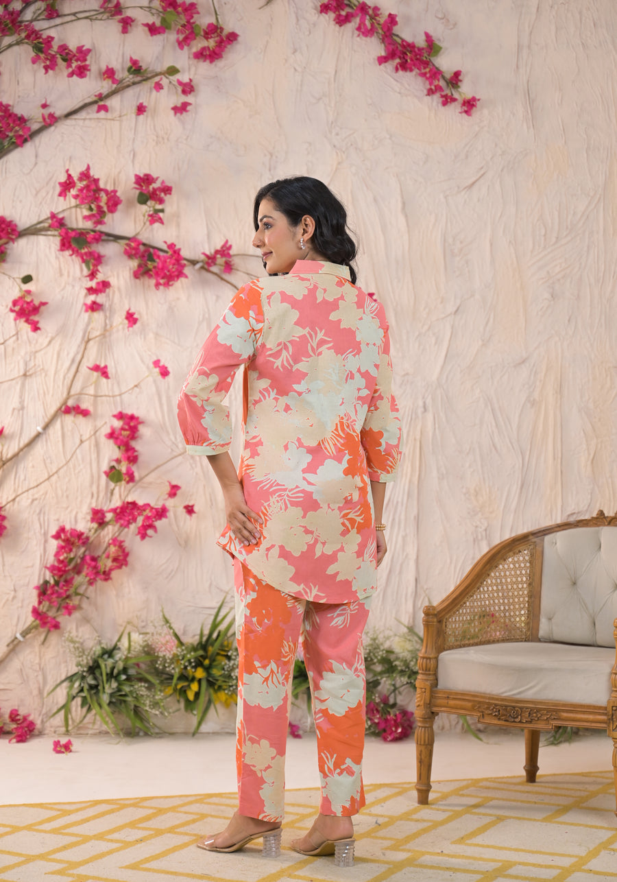 Printed Top & Trouser Co-Ords