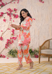 Printed Top & Trouser Co-Ords
