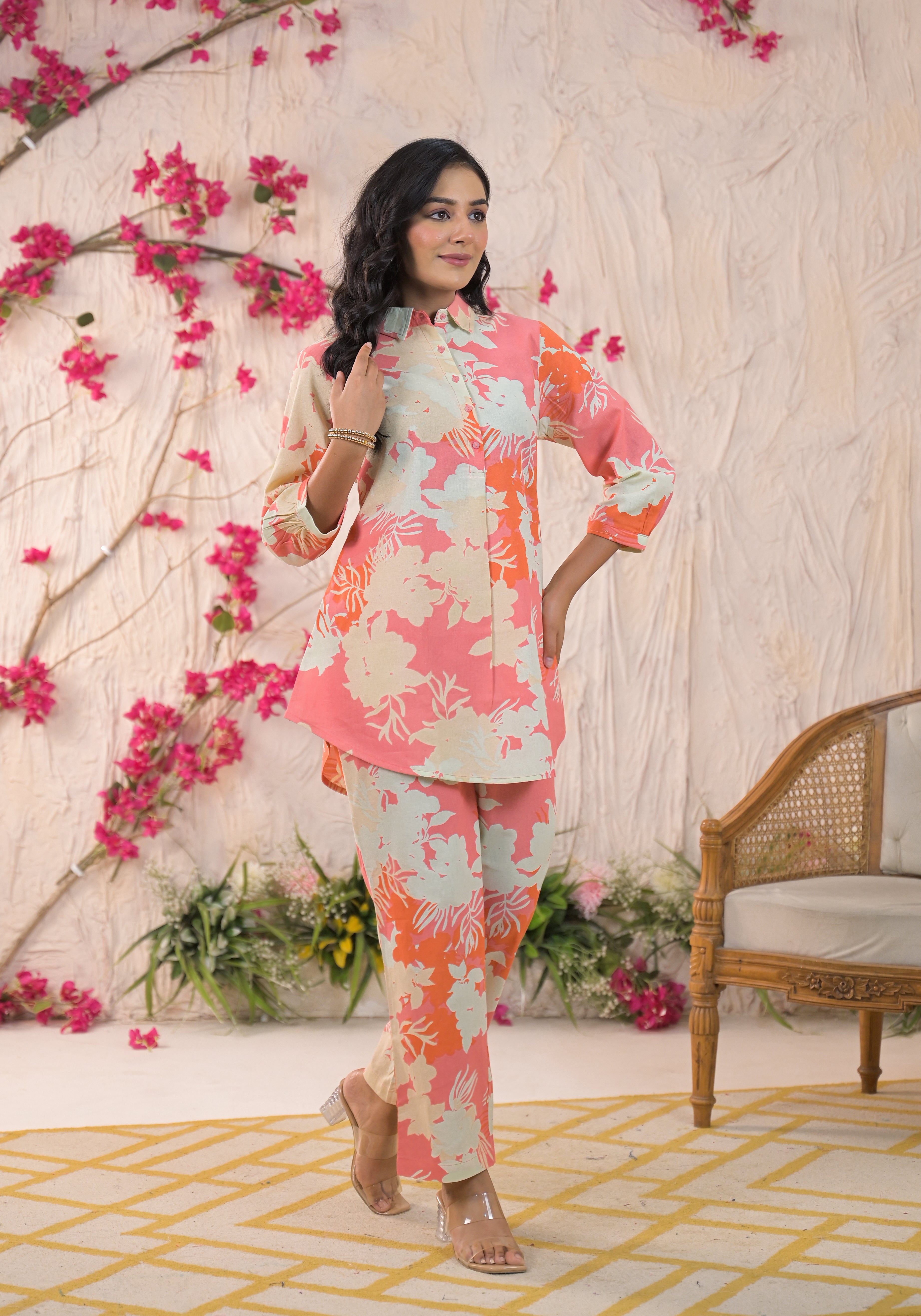 Printed Top & Trouser Co-Ords