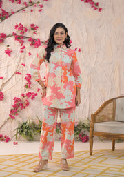 Printed Top & Trouser Co-Ords