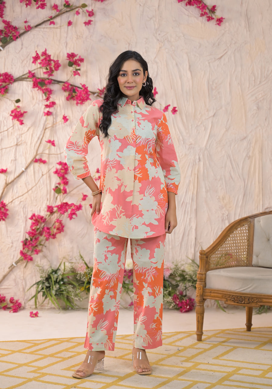 Printed Top & Trouser Co-Ords