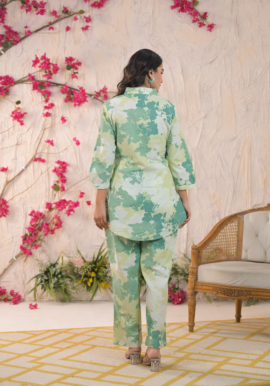 Printed Top & Trouser Co-Ords