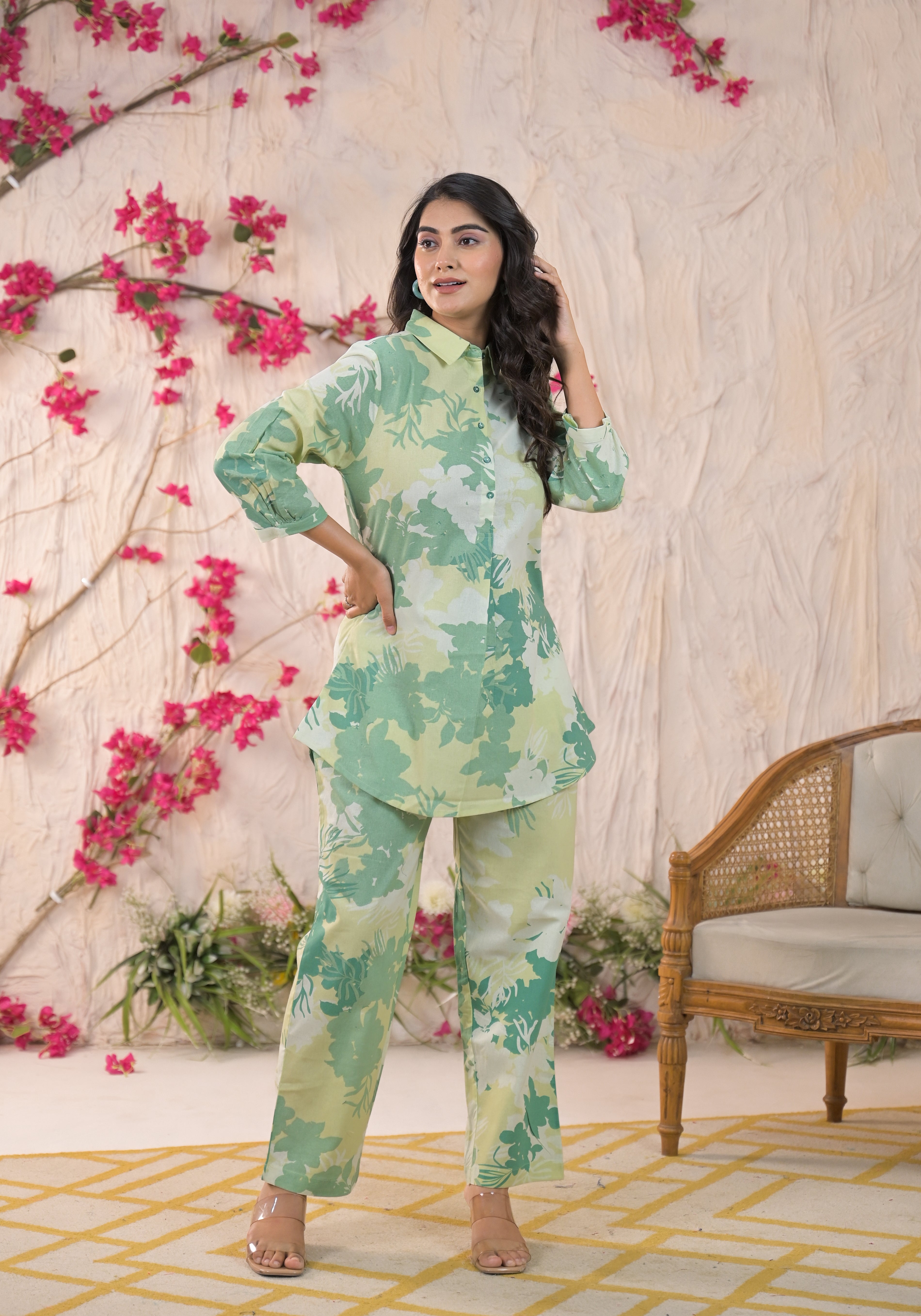 Printed Top & Trouser Co-Ords