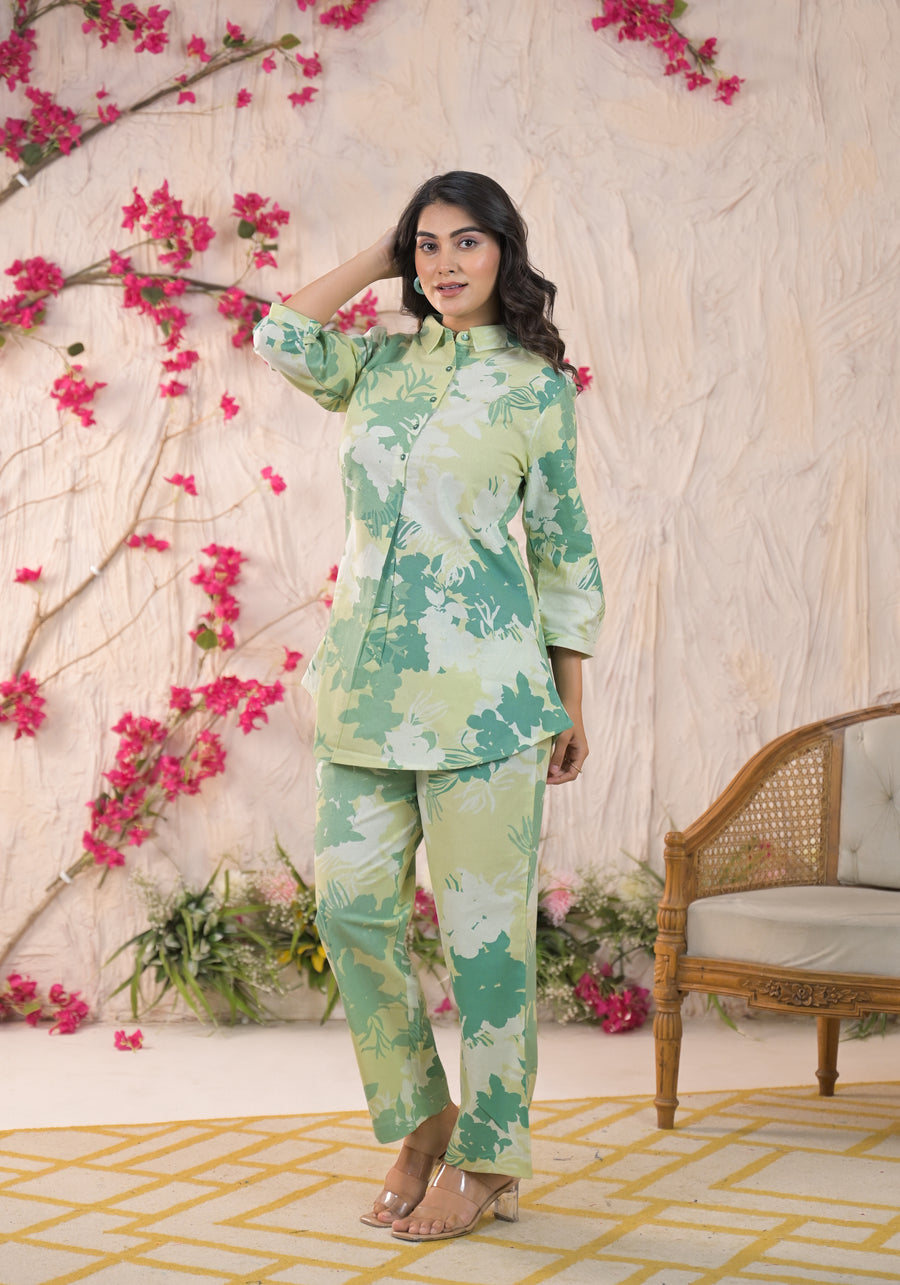 Printed Top & Trouser Co-Ords