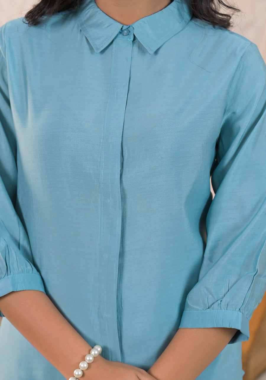 BLUE SOLID CORD SET