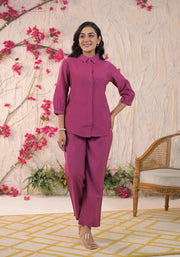 PINK SOLID CORD SET
