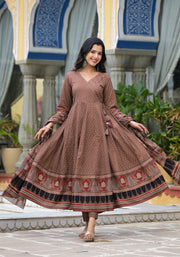 Brij print suit set (Beige)