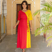 Bandhej Print Beautiful Dress