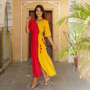 Bandhej Print Beautiful Dress