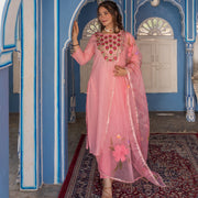 Festival Wear Hand Painted Suit Set