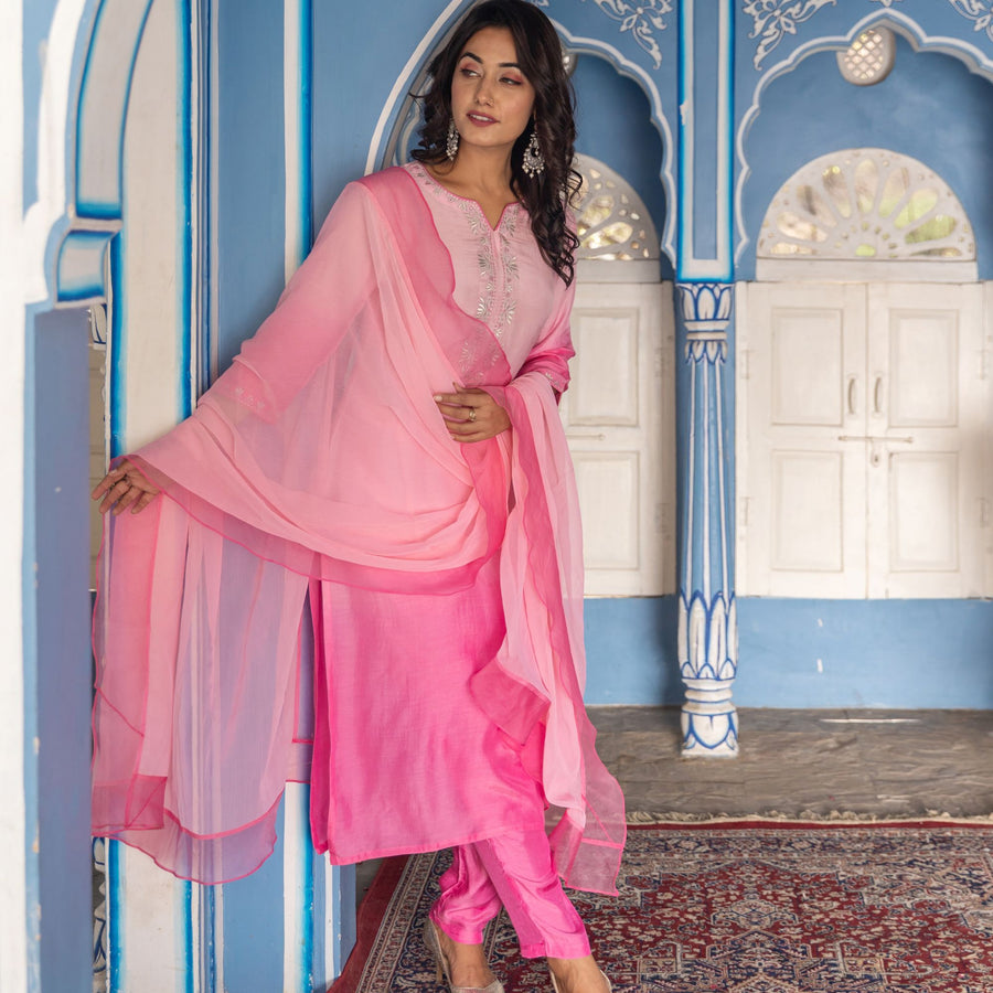 Festival Special Pink Suit Set