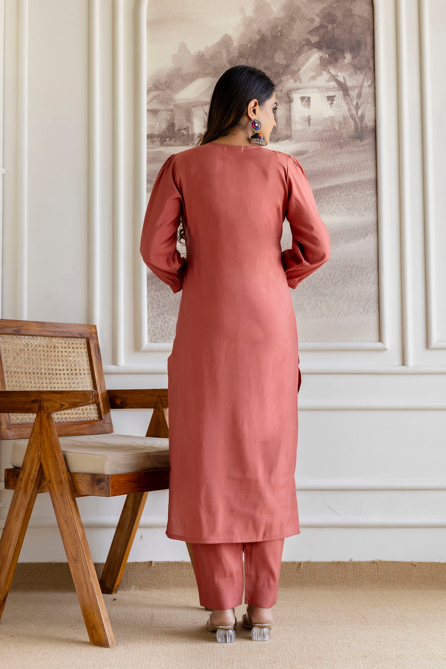 Women Floral Embroidered Kurta with Trousers & Dupatta