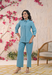 BLUE SOLID CORD SET