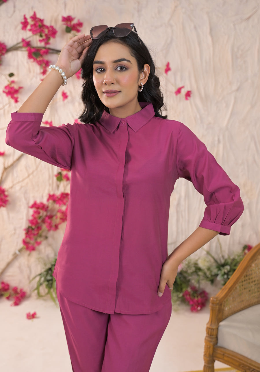 PINK SOLID CORD SET