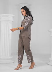Tan brown cord set